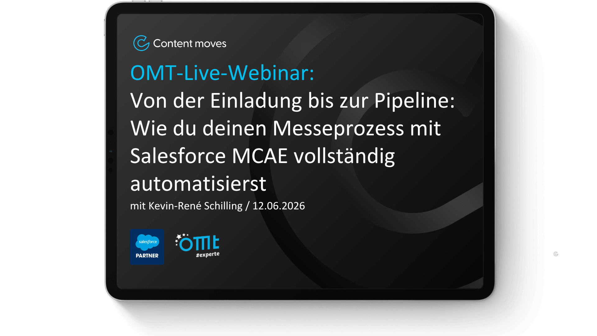 OMT Live Webinar – Von der Einladung bis zur Pipeline